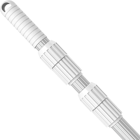 YEECHUN Professional Thicken 12 Foot Swimming Pool Pole Telescopic Aluminum Fits Pool Net Skimmer Rake Vacuum Head Brush Cleaning Equipment Heavy Duty,for Skimmer Nets, Vacuum Heads and Brushes