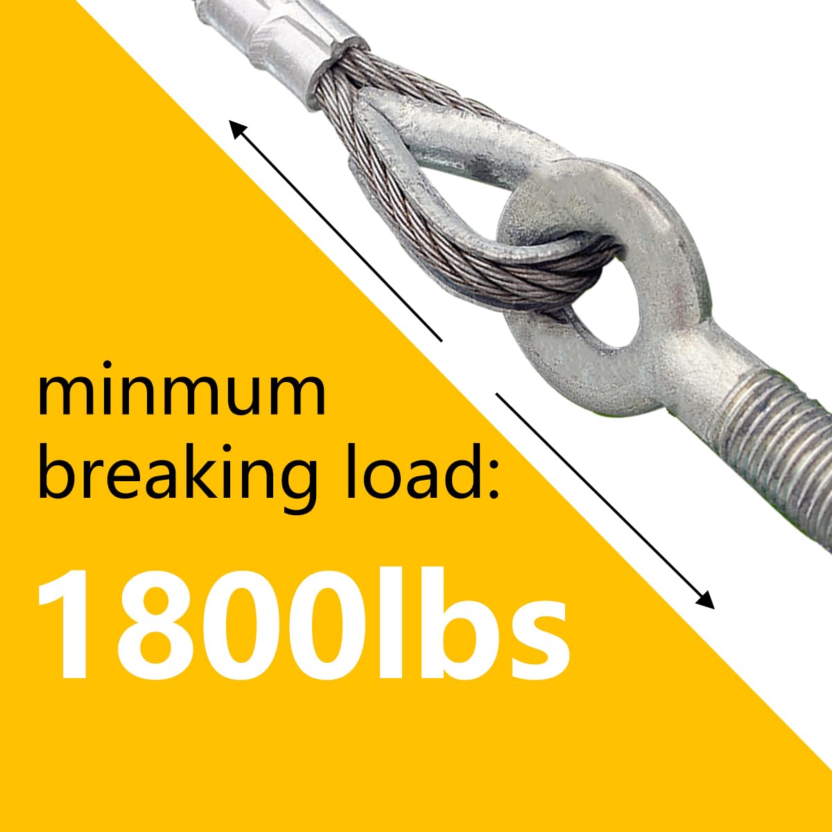 100FT 1/8" T316 Stainless Steel Cable with Cutter, 7x7 Strands Aircraft Wire Rope for Deck Railing, Stair Handrail, Porch Fence, High Strength for Indoor and Outdoor Use