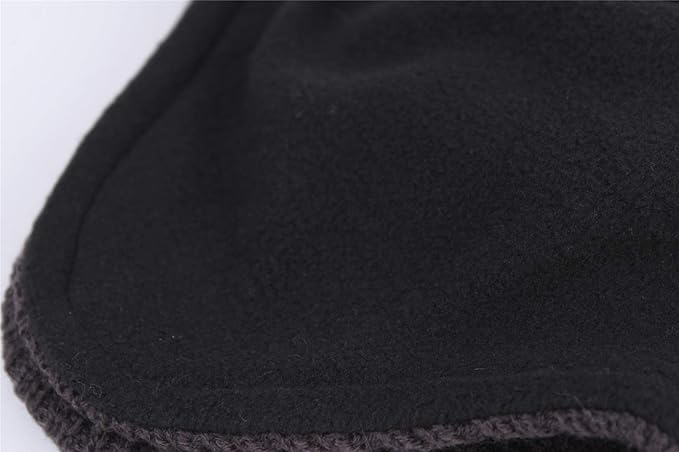 Connectyle Men's Knit Winter Hat with Ear Flaps Fleece Lined Beanie Warm Knitted Skull Cap Beanies Watch Hat