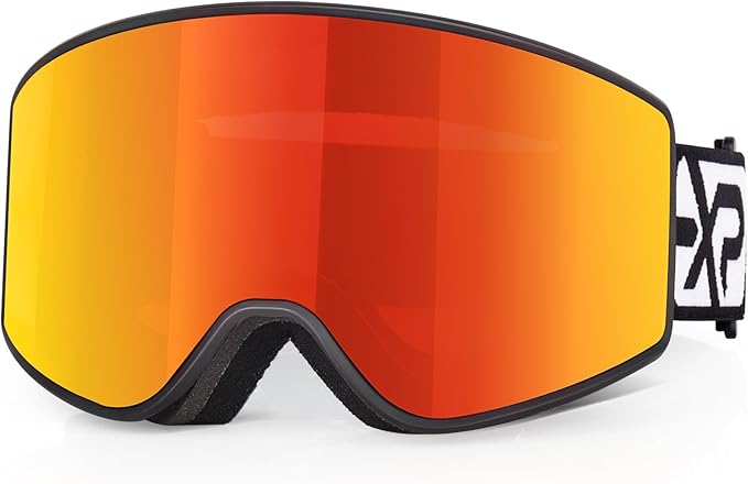 EXP VISION Ski/Snowboard Goggles Parent-child Snow Goggles Over Glasses for Men, Women Youth Kids