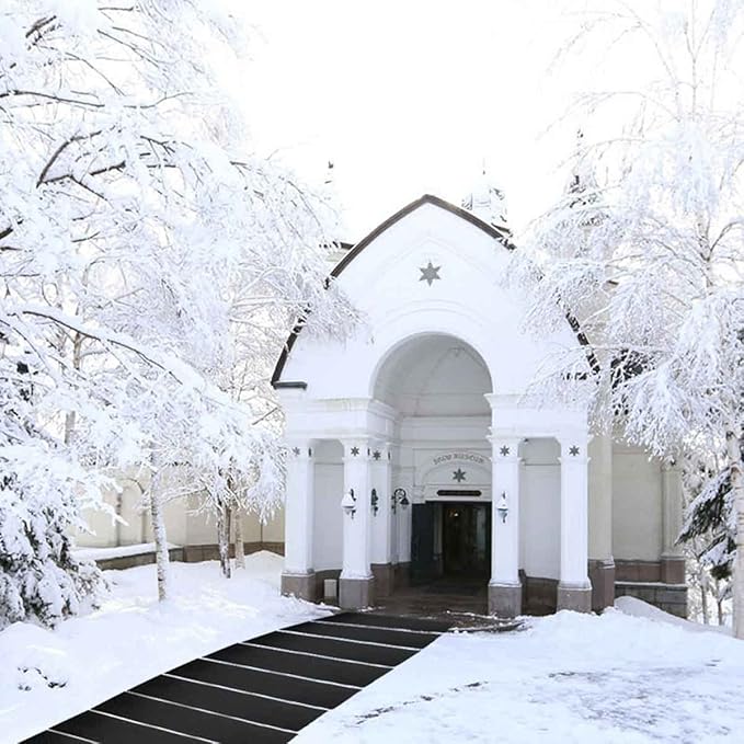 Heated Snow Melting Mats for Entrances - Outdoor Stairs- Non-Slip Winter Removal and Ice Melt Products -Heating Entrance