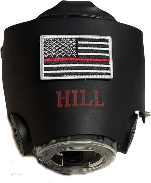 Firefighter Leather Magnetic Rip-Off Facepiece Guard for Scott SCBA