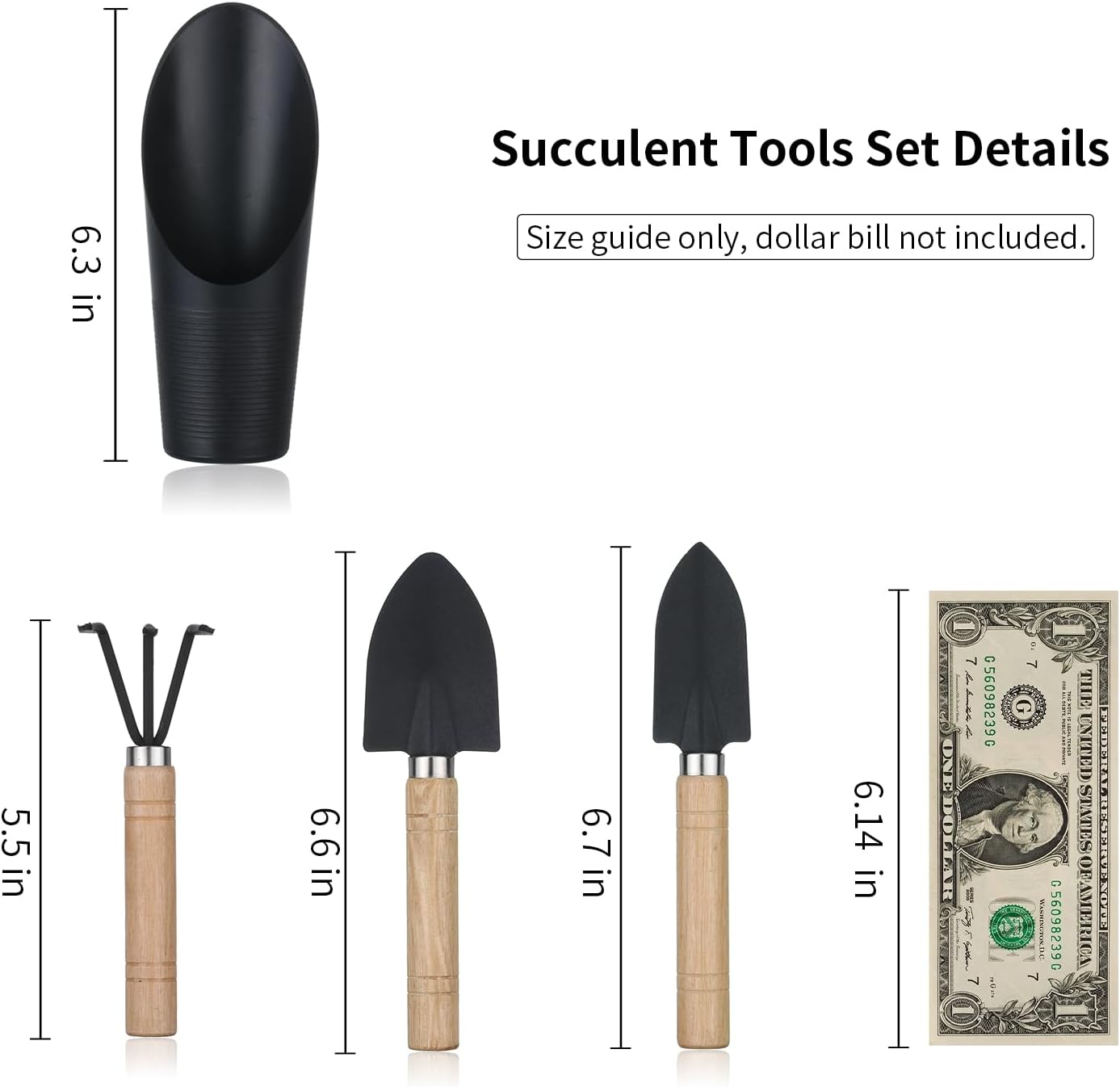 5Pcs Succulent Tools, Mini Garden Tools,Plant Potting Mat as Plant Accessories,Succulent Gardending Hand Tools Kit for Seedling Soil,Caring Succulent,etc,Gifts for Woman’s Gardening work(No Flowerpot)