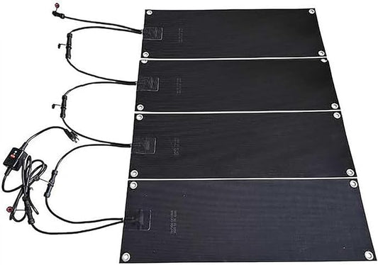 Heated Snow Melting Mats for Entrances - Outdoor Stairs- Non-Slip Winter Removal and Ice Melt Products -Heating Entrance
