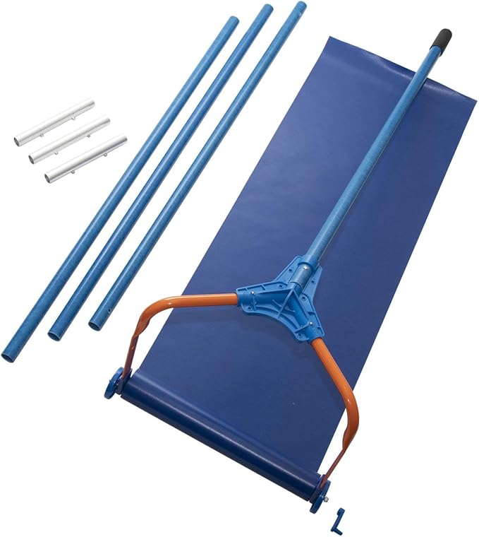 Avalanche! AVA750, Easy and Quick Snow Roof Rake for Snow Removal, Heavy-Duty Slide, Cut and Tear Resistant, Built-in Wheels Prevent Damage, Made in The USA, AVA750