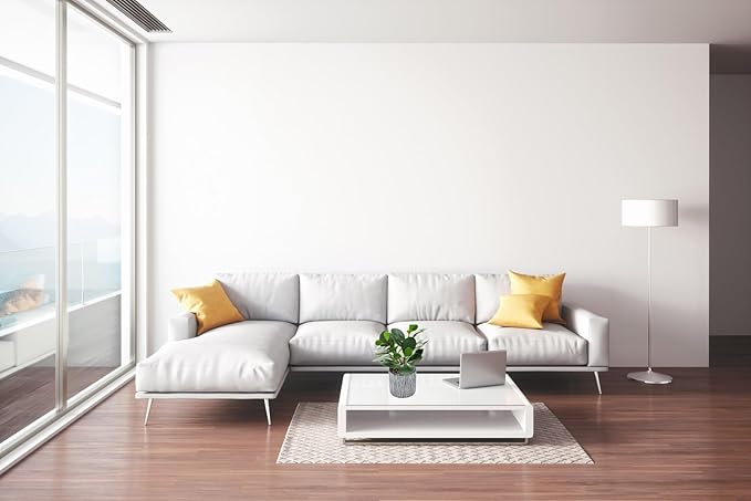 AlphaAcc Fake Plants Real Looking Greenery Artificial Plants Indoor Potted Plant with Rustic Black Clay Planter for Farmhouse Bathroom Bedroom Kitchen Office Table Decor 8"