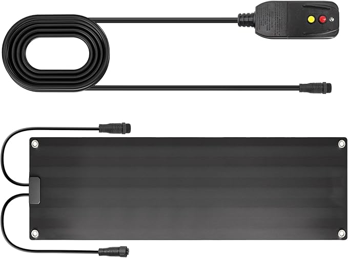 Graphene Snow Melting Mats for Stairs,Non-Slip Rubber Heated Walkway Mat,Fast Ice Melt 3 in/h,Safe & Energy Saving with Extended 20 inches Cord,10"x30" with Plug