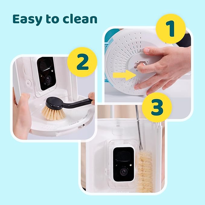 NETVUE by Birdfy Smart Bird Feeder with Camera, Battery&Solar Powered, 2MP Wireless Wildbird Watching, Night Color Vision, Auto-Capture & Notify, Collection & Cloud Storage (AI by Subscription)