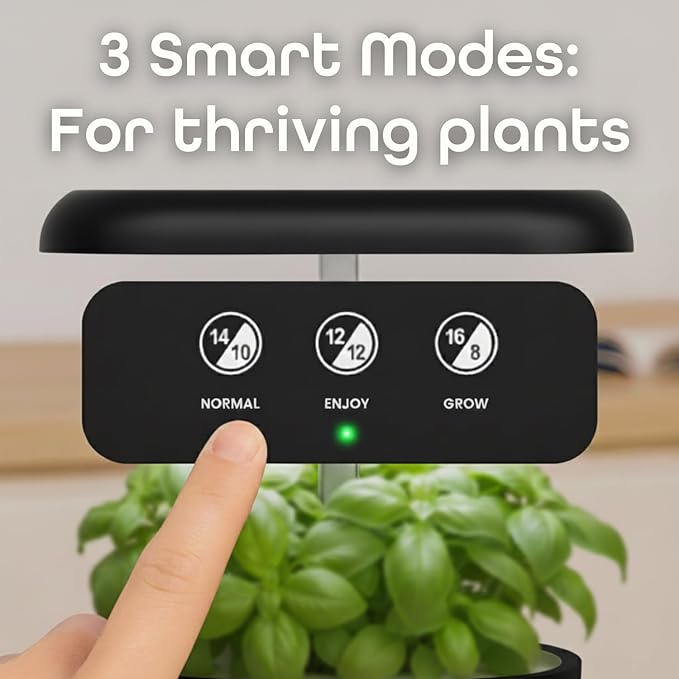 Nouri 7 Pod Smart Garden for Home Cooks with Heirloom Tomato | Hydroponics Growing System Kit | LED Grow Lights | Indoor Gardening System | Herb Garden Planter Indoor Kit | Gifts for Women & Men