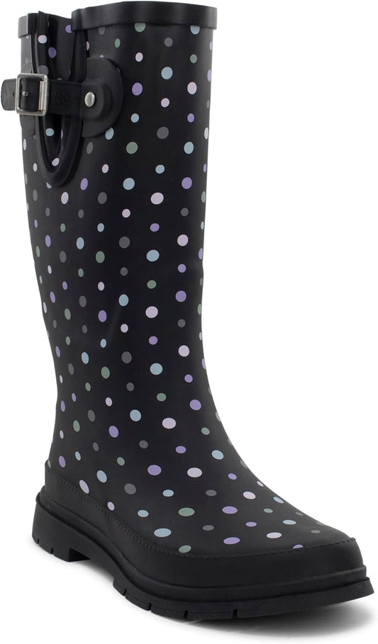 Western Chief Women's Tall Waterproof Rain Boot Outdoor Garden Shoes