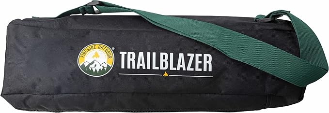 Fireside Outdoor Trailblazer Pop-Up Fire-pit 12"x12" - Camp Stove, Portable Fire Pits for Outside Wood Burning Stove, Portable Grill Charcoal, Camp Fire Pit for Camping Gear, Backyard - 3 lbs Weight