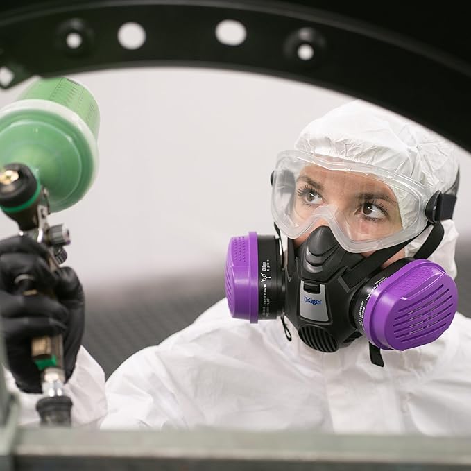 Dräger X-plore Combination Cartridge OV/AG/HF/FM/CD/AM/MA/HS/P100 | 14 Pieces | NIOSH-Approved | for Dräger X-plore 5500 Full-Face Respirator Mask | for Dräger X-plore 3300 & 3500 Half-Face Masks