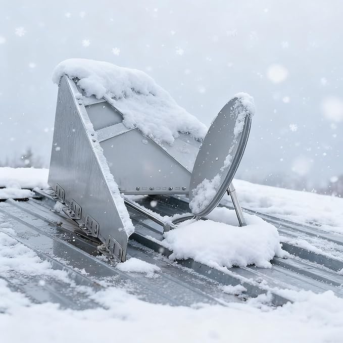 Snow Splitter for Chimneys. Lifetime Protection for 8-14" Wood Stove Chimneys.for Protection Stack Pipes and Chimneys