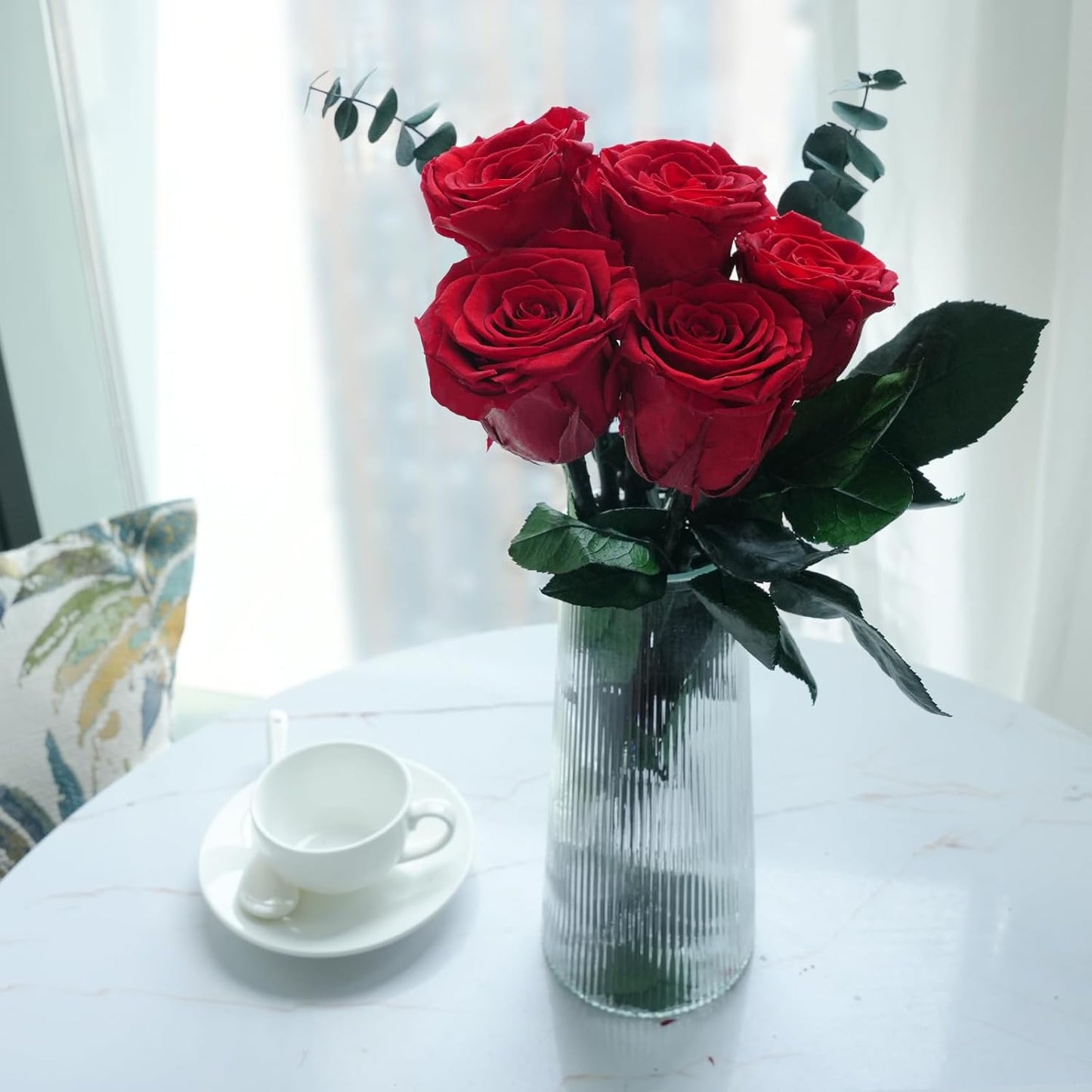 Yamonic Preserved Flowers Rose for Women Mom, Mom Birthday Rose Gifts for Mother, Real Flower Rose for Her, Grandma, Wife, Girlfriend Gifts on Valentine's Day, Mothers Day,Anniversary