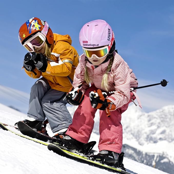 OTG Kids Ski Goggles Kids Snowboard Goggles for Boys Girls Toddler Youth Kid Snow Goggles Anti-Fog UV400 Protection