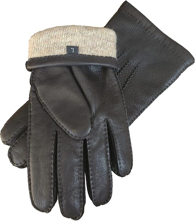 SKYDEER Full Deerskin Leather Winter Drive Work Gloves, Extra Soft 100G 3M Thinsulate, Thermal Insulated Gloves (SD2211T)