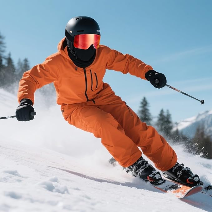 Ski Goggles OTG Snow/Snowboard Goggles Snowboarding Goggles Over Glasses Ski Goggle for Men Women Adult