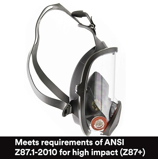 3M Respirator Kit, Full Face 6800, Reusable, Medium, Plus 4 Particulate Filters 2097, P100 for Mold Remediation, Dust, Lead, Asbestos