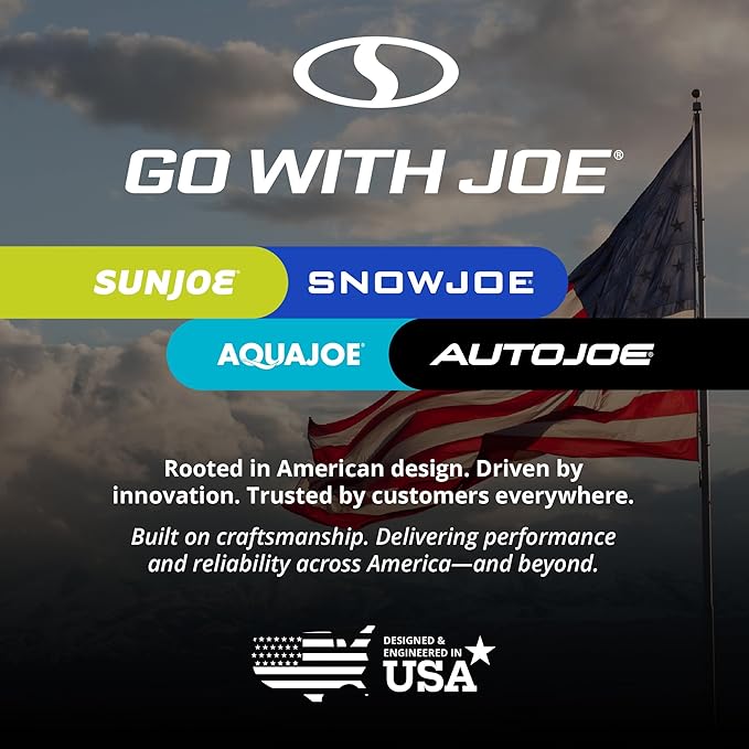 Snow Joe Ice Chopper with 7-Inch Carbon Steel Blade and Shock-Absorbing Handle, 3.2 Lbs - Portable and Lightweight Winter Scraper and Ice Remover for Driveway, Sidewalk, Garage, & Patio, SJEG700