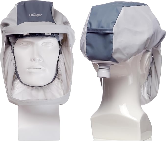Dräger Premium Hood for X-plore 8500, Short Hood | Reusable Safety Hood for Powered Air-Purifying Respirator (PAPR)