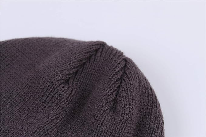 Connectyle Men's Knit Winter Hat with Ear Flaps Fleece Lined Beanie Warm Knitted Skull Cap Beanies Watch Hat