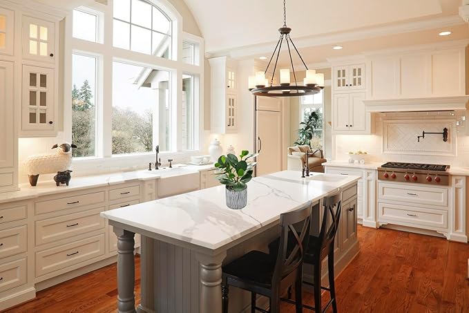 AlphaAcc Fake Plants Real Looking Greenery Artificial Plants Indoor Potted Plant with Rustic Black Clay Planter for Farmhouse Bathroom Bedroom Kitchen Office Table Decor 8"