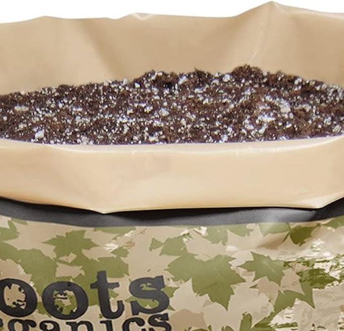 Roots Organic Formula 3 Cubic Feet 707 Growing Mix Peat, Compost, Coco Lawn Garden Large Container Water Retention Potting Soil in 30 Gallon Grow Bag