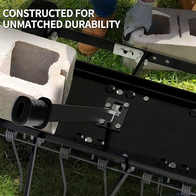 YITAMOTOR 40 Inch Tow Behind Dethatcher, Lawn Dethatcher Rake with 20 Spring Steel Tines & Lift Handle for ATV or Mover Tractors, Tow Behind Lawn Rakes for Lawn Garden Farm Grass