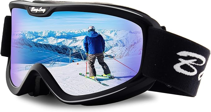 BangLong Ski Goggles, Snowboard/Snow Goggles Anti Fog UV Protection Design for Men Women Skiing, Skating,Snowmobilet,Youth