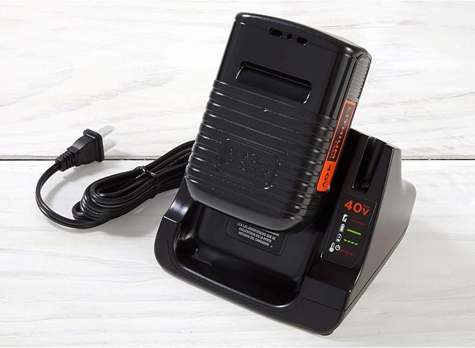 BLACK+DECKER Leaf Blower Cordless Leaf Vacuum and Mulcher Combo Kit, Battery and Charger Included, 40V 120 mph Air Speed, 6-Speed Dial, Built-in Scraper with Collection Bag (LSWV36)