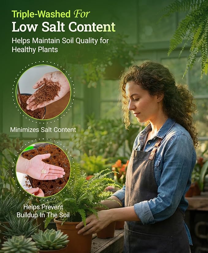 FoxFarm BushDoctor Coco Loco Soil Potting Mix, Triple-Washed for Reduced Salt, Retains Water, Includes Bat Guano & Earthworm Castings - Ideal for All Gardens 12 Quart (2 Pack)