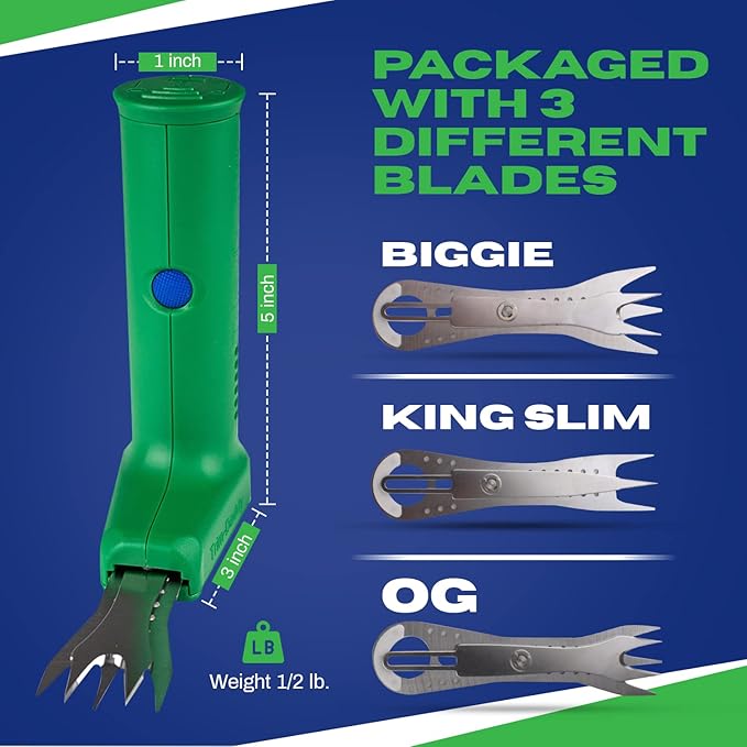 5th Generation Cordless Electric Trimmer | Packaged with 3 Distinct Utility Blades | Wet & Dry Trimming | Lightweight 1/2 lb. | 1 year Warranty