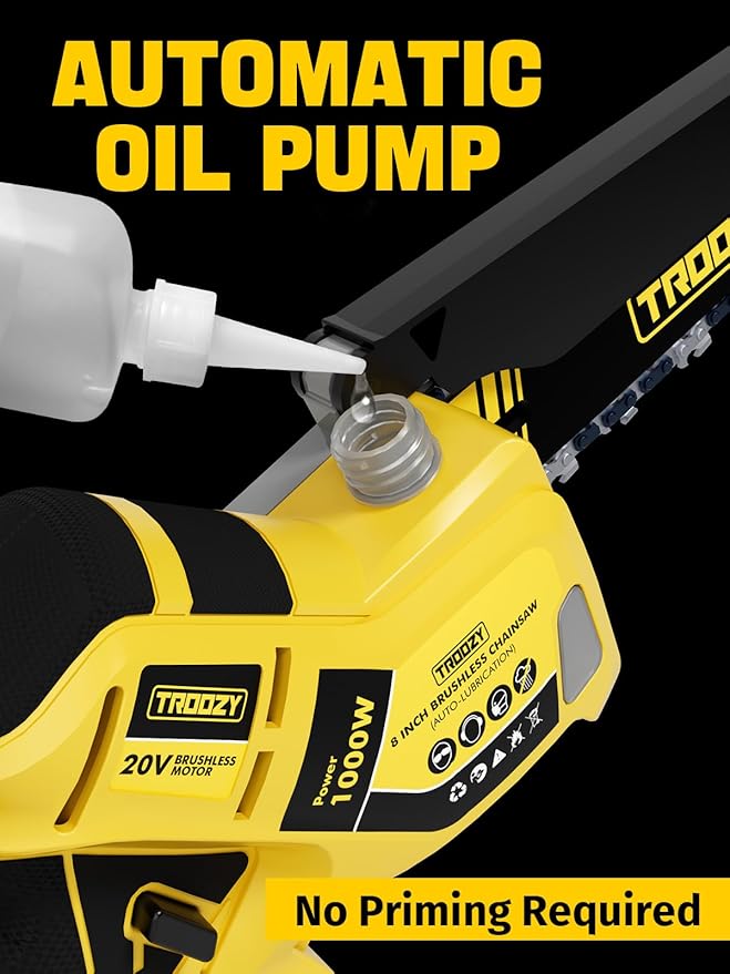 Cordless Pole Saw, 8-INCH 2-IN-1 Chainsaw, Electric Tree Trimmer with 9FT Telescopic Pole, 180°Angle for Tree Branches Pruning & Wood Cutting,Compatible with Makita Battery (no battery)