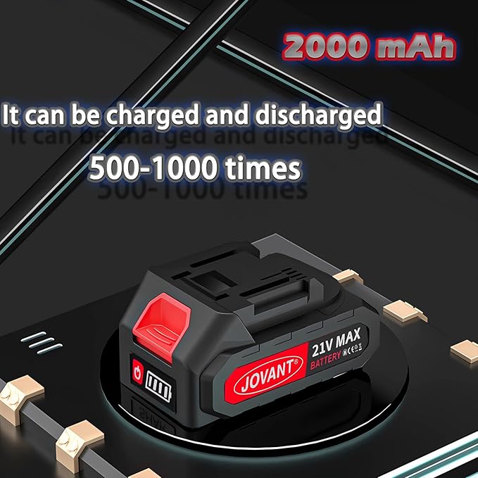 Electric Pruning Shears, 1.2"30mm Cordless Pruning Shears, 20V 2.0Ah Li-ion Battery Pruning Shears, Brushless Motor Electric Shears For Gardening, SK5 Blade Electric Pruners Cordless JOVANT