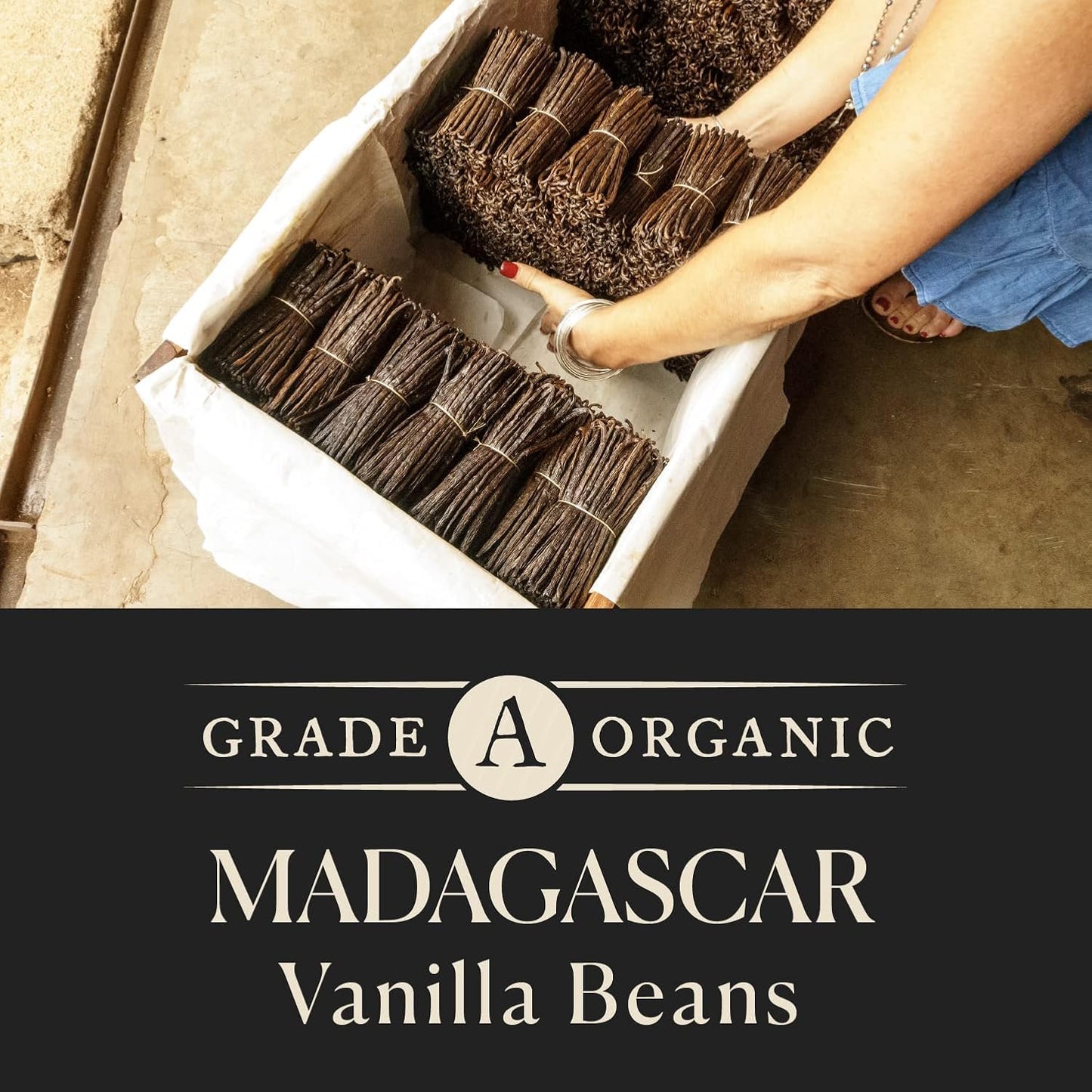 25 Organic Madagascar Whole Vanilla Beans, Grade A Pods, Premium Vanilla Beans for Making Extract & Baking - Cook’s