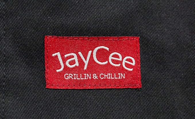JayCee Apron for BBQ, Grill, Chef, Hobby and Workshop, 5 Pockets, Cross-Back, 2 Tool/Towel Loops, 10 oz Cotton, Great Gift