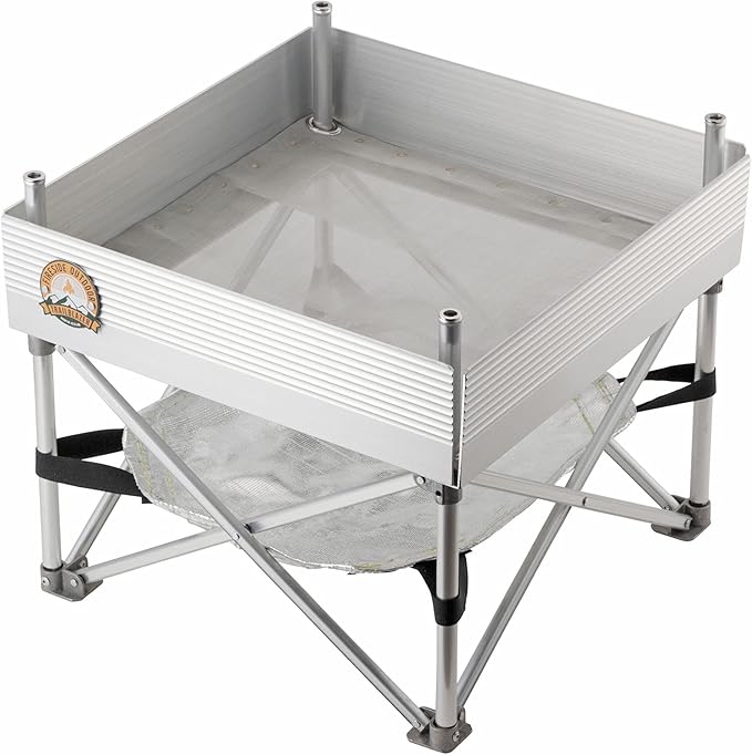 Fireside Outdoor Trailblazer Pop-Up Fire-pit 12"x12" - Camp Stove, Portable Fire Pits for Outside Wood Burning Stove, Portable Grill Charcoal, Camp Fire Pit for Camping Gear, Backyard - 3 lbs Weight