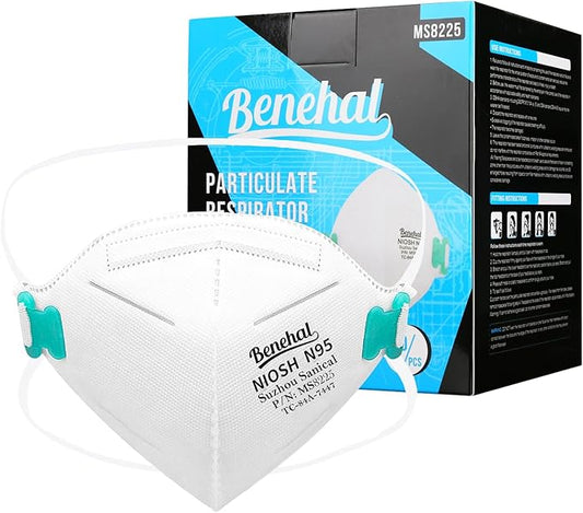 NIOSH Approved N95 Mask Particulate Respirators, N95 Face Masks 20 Pack, Individually Wrapped, Universal Fit