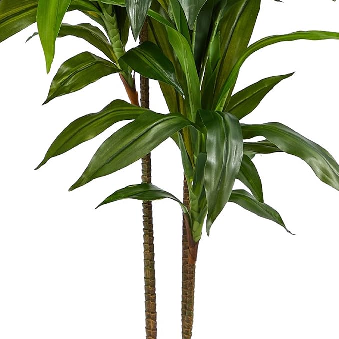 Nearly Natural 48in Dracaena Silk Plant (Real Touch) Green