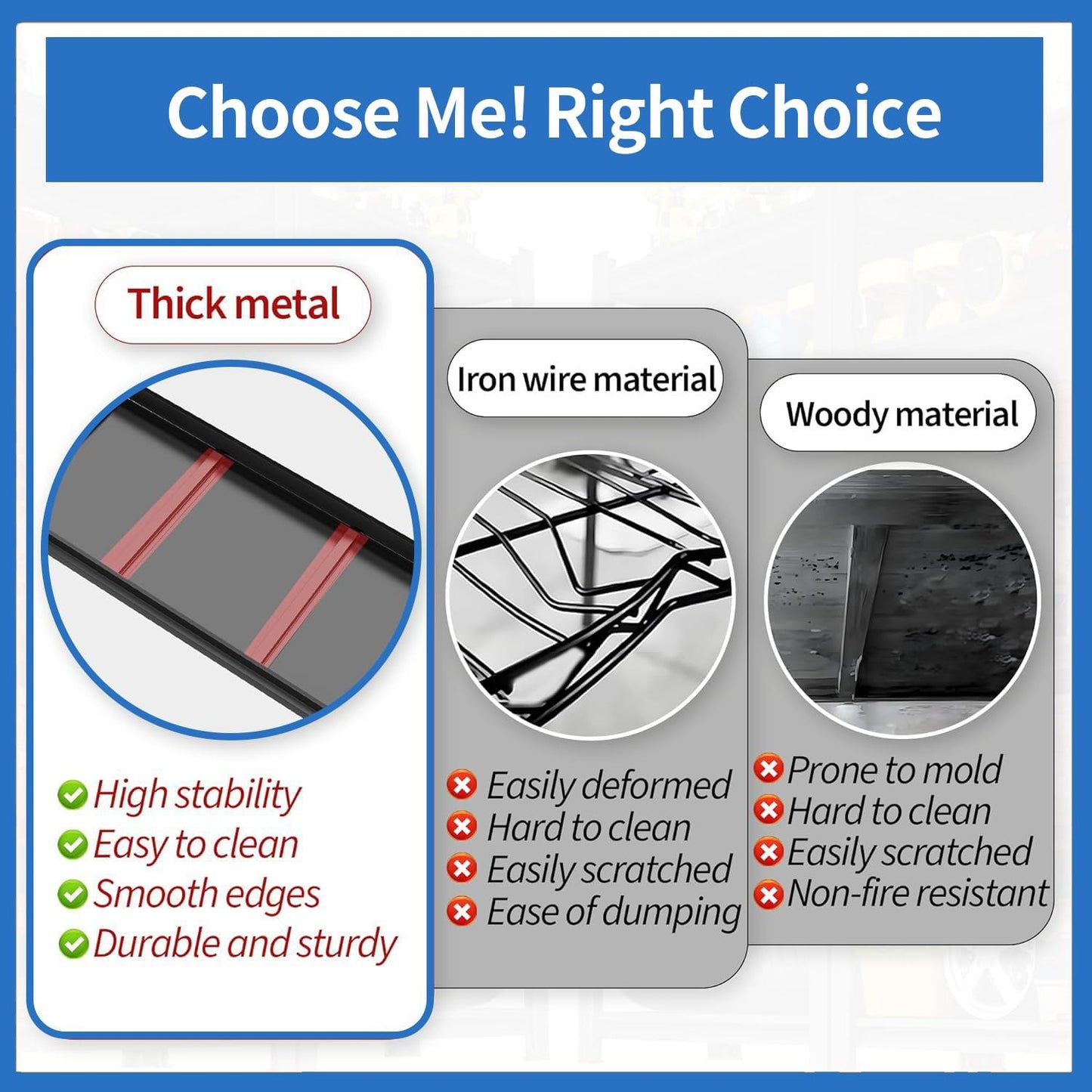 72" H Garage Shelving 3000LBS Metal Storage Shelves 5-Tier Adjustable Shelving Units Heavy Duty for Basement, Commercial, Warehouse, Industrial, Black (72" H*36" W*16" D)