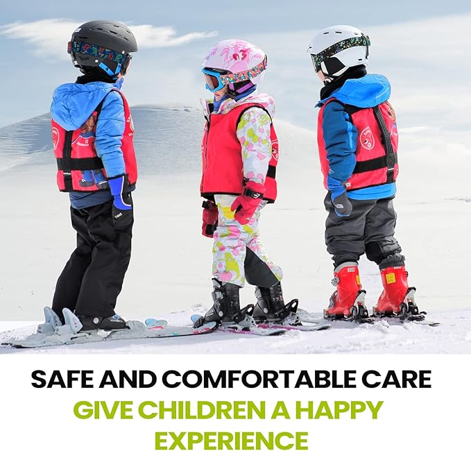 OutdoorMaster Kids Ski Goggles - Helmet Compatible Snow Goggles for Boys & Girls with 100% UV Protection