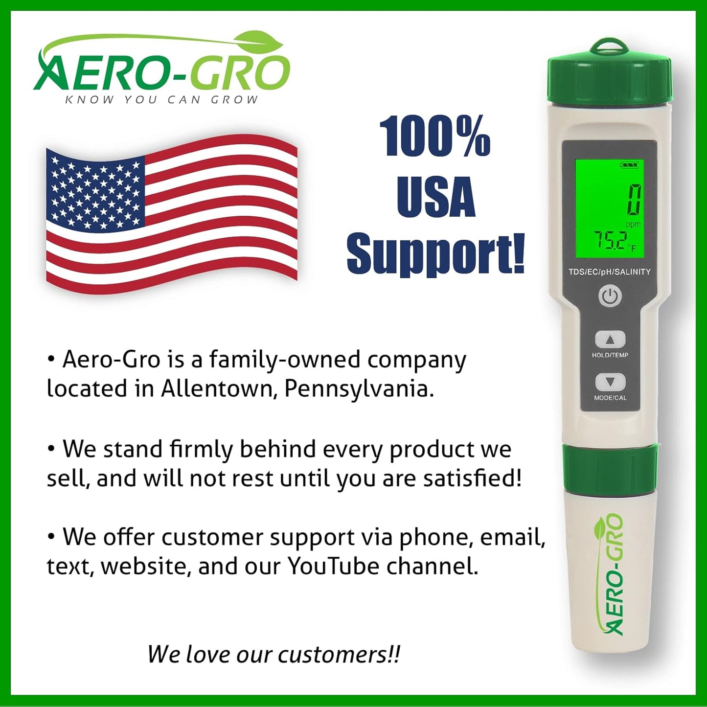 Digital 5-in-1 Meter: 5 Functions: pH, TDS, EC, Salinity%, Salinity ppm, and Temp, IP67 Waterproof, Pen-Type Tester for Hydroponics, Water, Wine, Spas, Aquariums