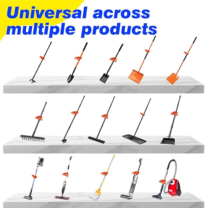 Back Saving Tool Handle Labor Saving Black, Shovel Handle Replacement for for Lawn and Garden Tools, Shovel Assist