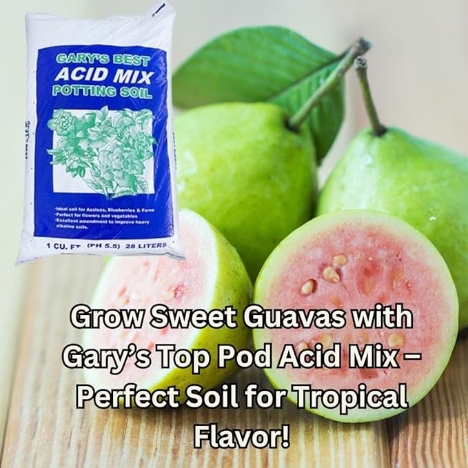 Gary's Best Acid Mix Potting Soil 1 cu ft | Peat Moss & Pumice Blend | Ideal for Azaleas, Blueberries, and Acid-Loving Plants | Excellent Drainage & Moisture Retention