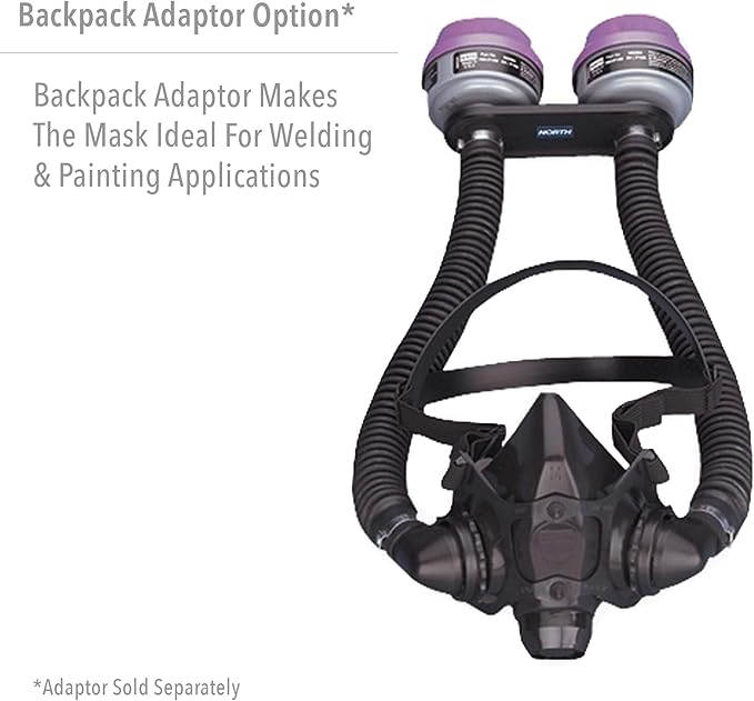 Honeywell Safety Products Multi-Purpose Reusable Half Mask MC/P100 Respirator Convenience Pack, Medium (RWS-54031)