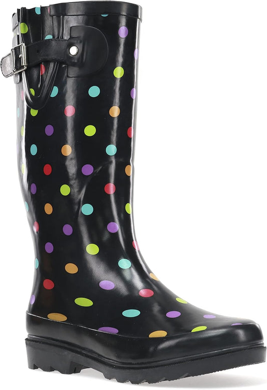 Western Chief Women's Tall Waterproof Rain Boot Outdoor Garden Shoes