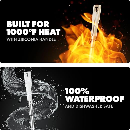 CHEF iQ Sense | Smart Wireless Meat Thermometer | Ultra-Thin Probe | WiFi Unlimited Range | 1000°F Heat Safe | 5 Sensors | BBQ, Grill, Oven, Smoker, Air Fryer | Gen3