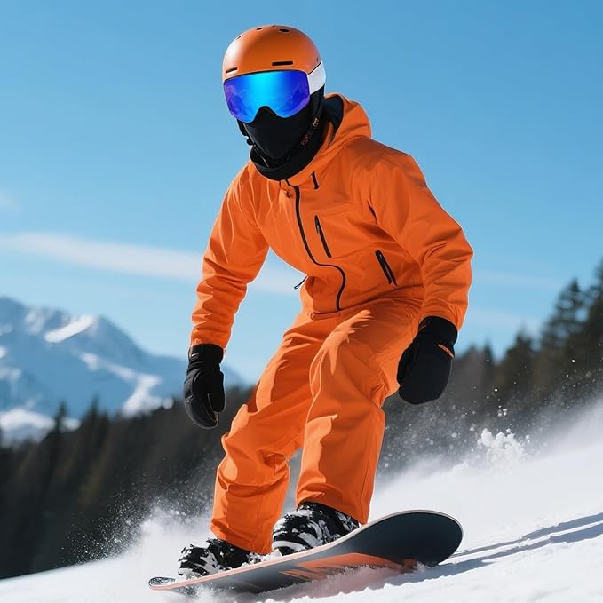 Ski Goggles OTG Snow/Snowboard Goggles Snowboarding Goggles Over Glasses Ski Goggle for Men Women Adult