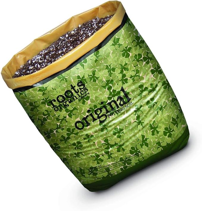 Roots Organics Rod Hydroponic Gardening Ready-to-Grow Coco Fiber-Based Potting Soil, 1.5 Cubic Feet/10 Gallon for Plants (10 Pack)