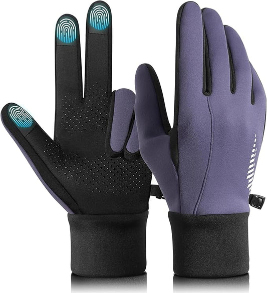 rivmount Winter Gloves Women Men, Cold Weather Touch Screen Liner Glove, Windproof 3-Layers, for Running, Cycling, Biking, Hiking, Driving